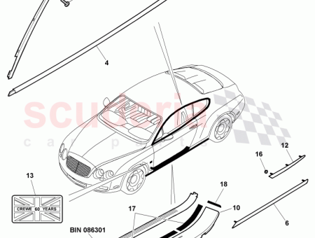 Photo of PROTECTOR DE UMBRAL PANEL DE UMBRAL 3W8 853…