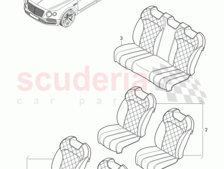 Photo of 1 JUEGO DE CUBIERTAS DE ASIENTO 36A 861…