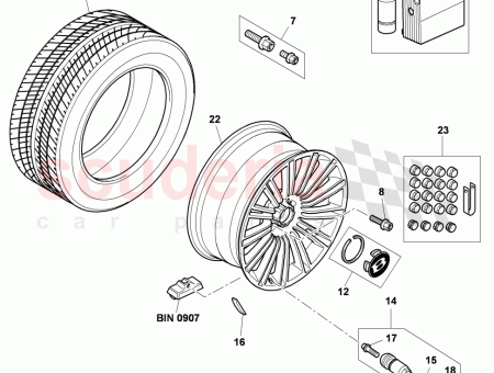 Photo of LLANTA DE ALUMINIO D 14 09 2009…