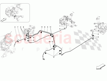 Photo of RH REAR BRAKE PIPE FROM IPB TO DISCONNECTOR…