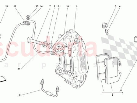 Photo of UNIDAD DE PINZA TRASERA DERECHA CON PASTILLAS BREMBO…