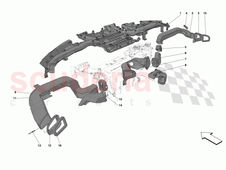 Photo of COMPL DRIVER SIDE FOOTWELL DUCT…