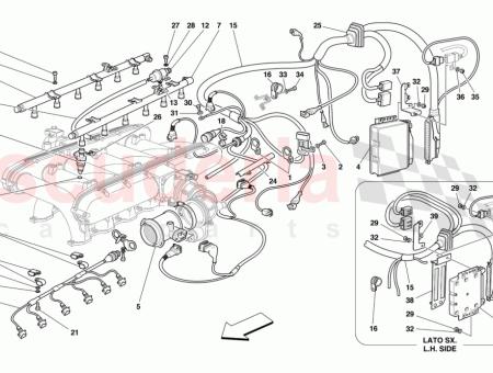 Photo of TUBO COMPLETO DE LOS INYECTORES DEL LADO DERECHO…