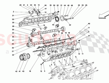 Photo of CABEZA DE LOS CILINDROS DEL LADO DERECHO COMPLETA…