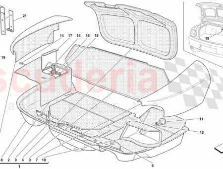 Photo of ALFOMBRA COMPLETA DEL MALETERO SERIE…
