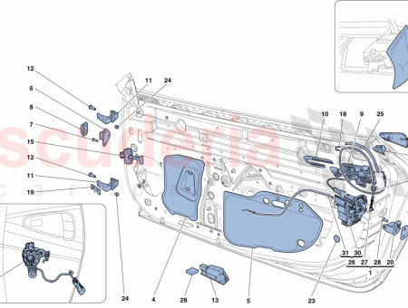 Photo of CERRADURA DE LA PUERTA LATERAL IZQUIERDA…