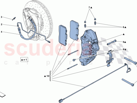 Photo of PINZA DELANTERA DERECHA CON PASTILLAS…