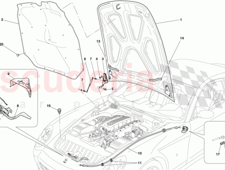 Photo of CERRADURA DE LA TAPA DEL COMPARTIMENTO DEL MOTOR…