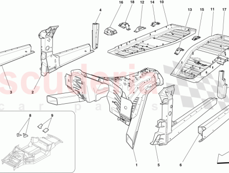 Photo of SOPORTE FRONTAL EXTERIOR ASIENTO LATERAL IZQUIERDO…