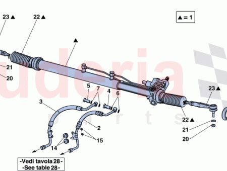 Photo of PIPE FROM STEERING BOX TO DISCONNECTOR…