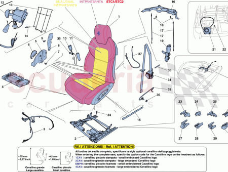 Photo of ASIENTO LATERAL DERECHO COMPLETO CON RIELES DE GU…