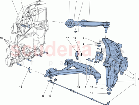 Photo of SOPORTE DE CUBO DELANTERO COMPLETO DEL LADO DERECHO…
