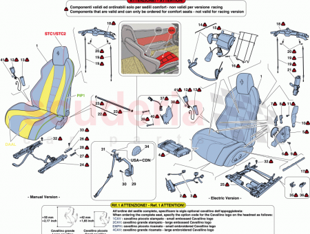 Photo of ASIENTO LATERAL DERECHO COMPLETO CON RIELES DE GU…