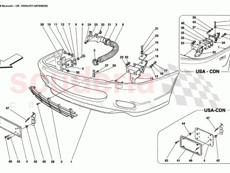 Photo of PARACHOQUES DELANTERO COMPLETO PARRILLA…