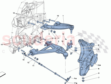 Photo of COMPLETO SOPORTE DE CUBO DELANTERO DEL LADO IZQUIERDO…