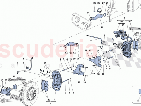 Photo of PINZA TRASERA IZQUIERDA CON PASTILLAS…