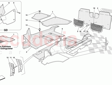 Photo of ALFOMBRA DE SUELO LATERAL IZQUIERDA COMPLETA…
