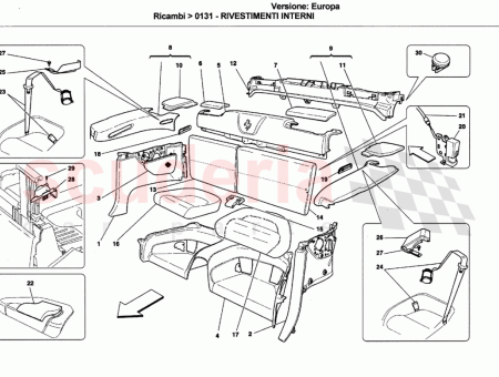 Photo of PANEL EMBELLECEDOR DEL RESPALDO TRASERO DERECHO ALC NTARA…