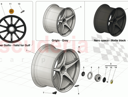 Photo of TUERCA DE LA RUEDA CENTRAL IZQUIERDA…