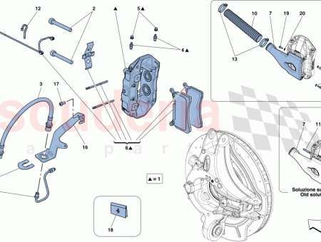 Photo of TUBO DE FRENO DE LA PINZA LATERAL DERECHA…