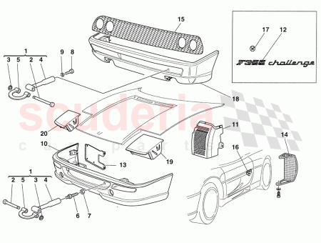 Photo of PROTECTOR DE GRAVA TRASERO DERECHO CON RED V…