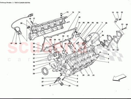 Photo of CABEZA DE LOS CILINDROS DEL LADO DERECHO COMPLETA…