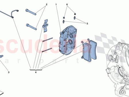 Photo of PINZA TRASERA IZQUIERDA CON PASTILLAS…