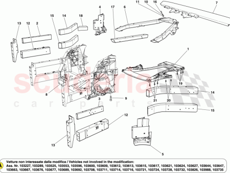Photo of REFUERZO DIAGONAL DEL COMPARTIMENTO DEL MOTOR INTERNO…