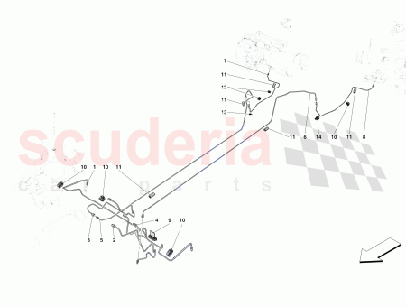 Photo of TUBO DE FRENO TRASERO IZQUIERDO…