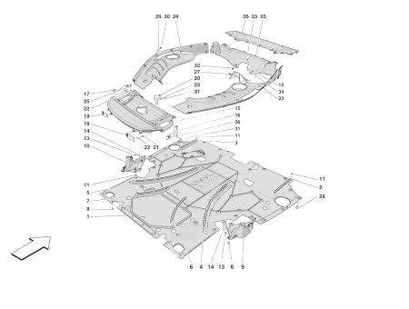 Photo of COMPL ESCUDO COMPARTIMENTO MOTOR DELANTERO…