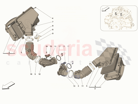 Photo of LH AIR INTAKE HOSE…