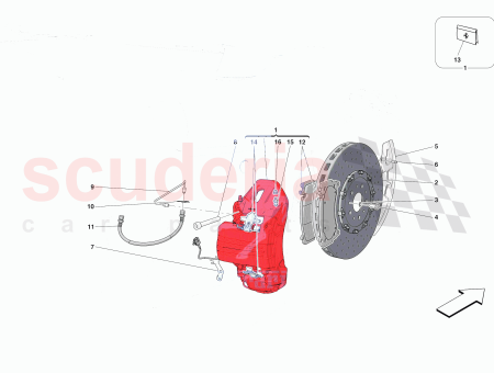 Photo of TUBO DE FRENO DE LA PINZA DELANTERA DERECHA…