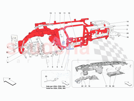 Photo of SUBESTRUCTURA DEL SALPICADERO COMPLETA…