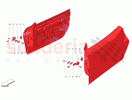 Photo of ESTRUCTURA DE LA PUERTA LATERAL IZQUIERDA COMPLETA…
