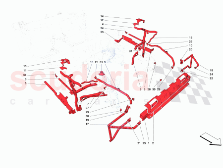 Photo of COMPL SOPORTE PASADOR CHOQUE TAPA DELANTERA IZQ…