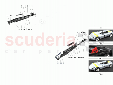 Photo of SOPORTE DE REVESTIMIENTO DEL UMBRAL DELANTERO DERECHO…