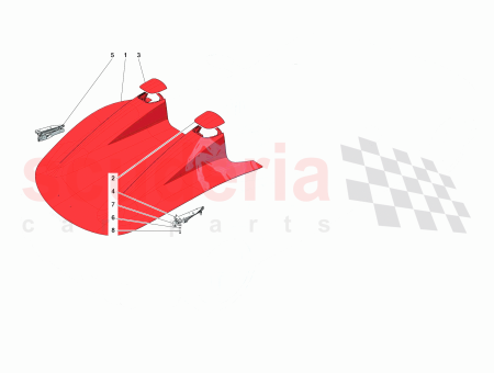 Photo of COMPL RH ALETA DE SALIDA DE LA BARRA…