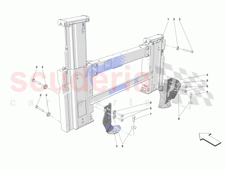 Photo of SOPORTE DE MONTAJE DEL ENROLLADOR DE CINTUR N…
