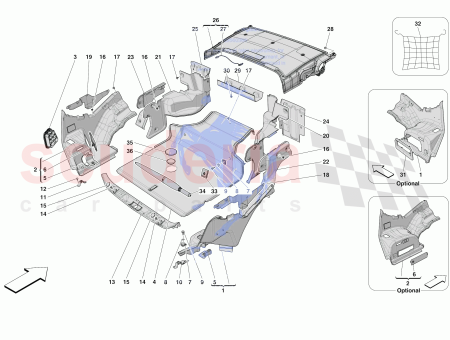 Photo of TAPA DEL EMBELLECEDOR LATERAL IZQUIERDO DEL MALETERO…