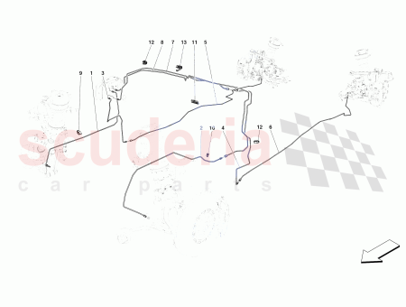 Photo of TUBO FRENO TRASERO LH EN CORTAFUEGOS…