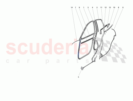 Photo of RH EMBELLECEDOR PILAR B DELANTERO JUNTA PANEL…