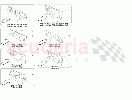 Photo of SOPORTE DE MATR CULA DELANTERO COMPLETO…