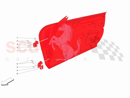 Photo of ESTRUCTURA DE LA PUERTA LATERAL DERECHA COMPLETA…