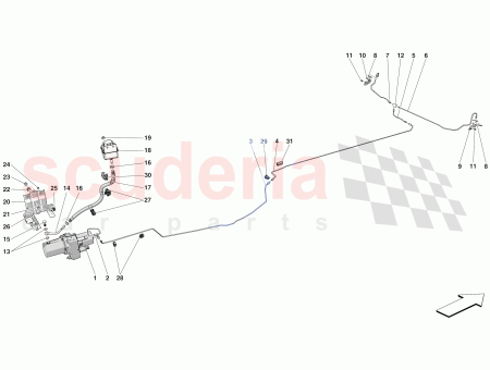 Photo of TUBO SISTEMA DE ELEVACI N RUEDA DELANTERA DERECHA…