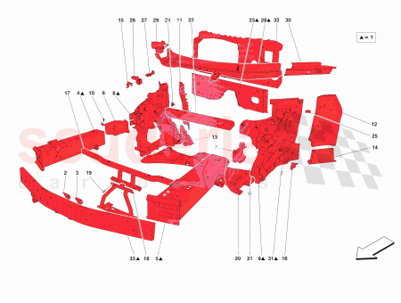 Photo of COMPL ENREJADO RADIADOR TRASERO…
