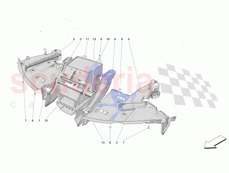 Photo of CONDUCTO DE AIRE DE FRENO LATERAL DERECHO COMPLETO…