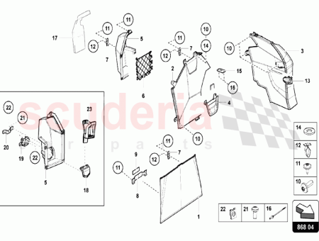 Photo of PANEL DE RECUBRIMIENTO TRASERO IZQUIERDO INTERIOR DE ALC…