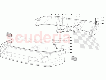 Photo of BARRA DEL PARACHOQUES TRASERO…