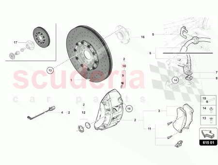 Photo of PINZA DE FRENO ANT DX BRONCE…