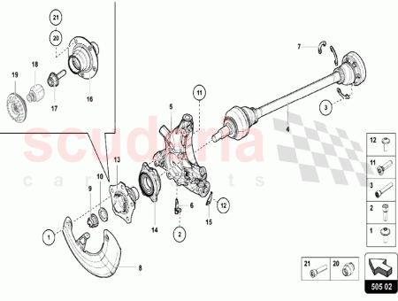 Photo of SOPORTE DE CUBO TRASERO DERECHO A PARTIR DEL…